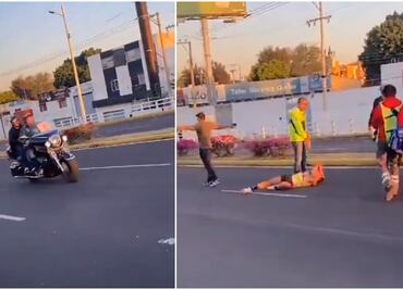 ¡Accidente en maratón de Guadalajara! Moto atropelló a corredor