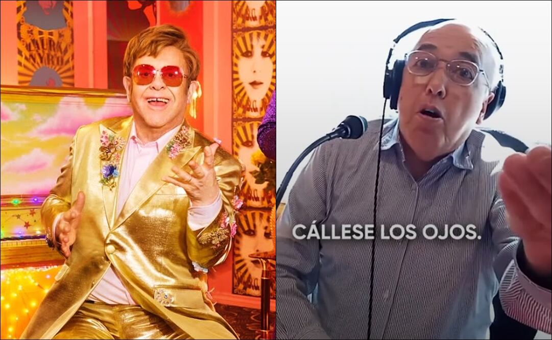 Pepe Segarra defiende a Elton John durante programa de radio. FOTO: Especiales