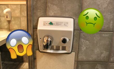 La asquerosa “verdad” detrás de los secadores de manos