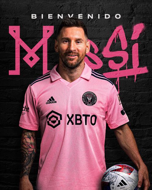 La casaca de Lionel Messi. Fuente: Instagram @intermiamicf