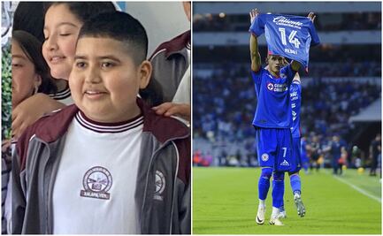 Cruz Azul dedica gol a José Armando, el pequeño aficionado celeste que padece leucemia