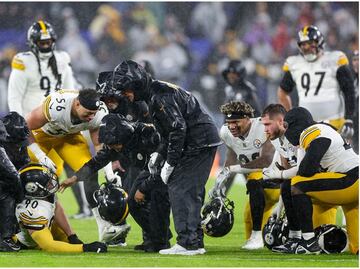 Steelers se imponen en Baltimore, pero se encienden las alarmas por lesión de T.J. Watt