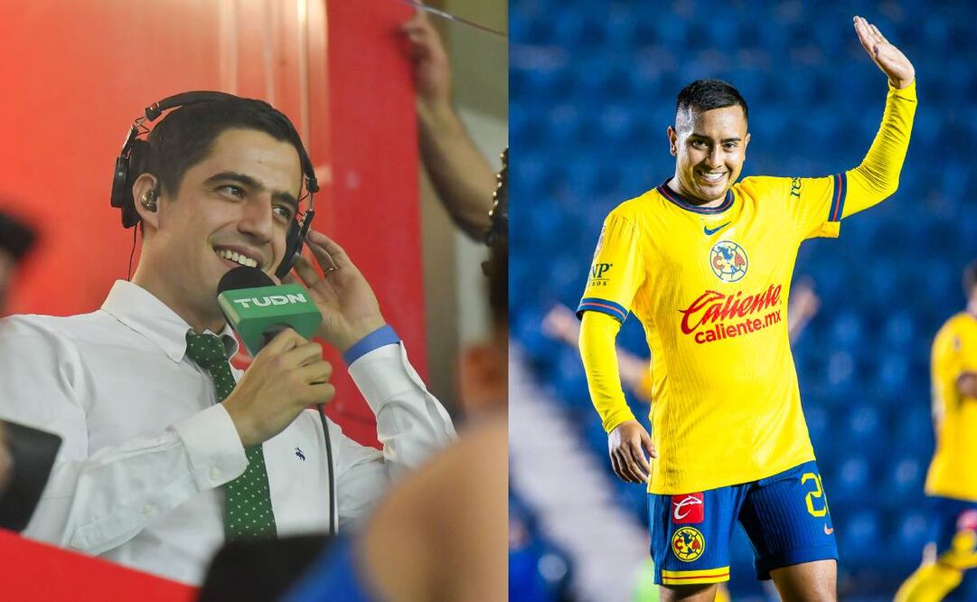 Andrés Vaca lanzó un comentario en doble sentido durante el partido entre América y Atlas. Foto: Imago7