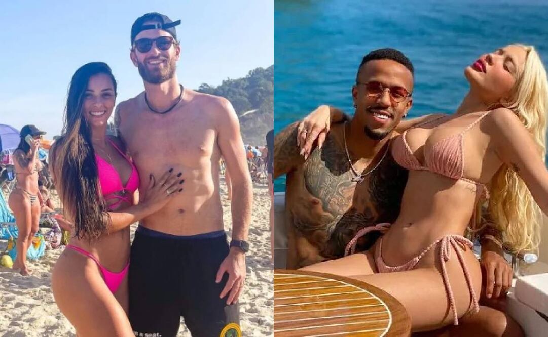 Eder Militado y Leo Pereira intercambiaron a sus esposas, Karoline Lima y Tainá Castro. Foto: Especial