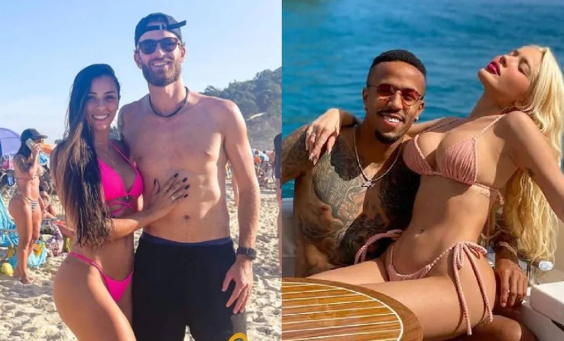 Eder Militado y Leo Pereira intercambiaron a sus esposas, Karoline Lima y Tainá Castro. Foto: Especial