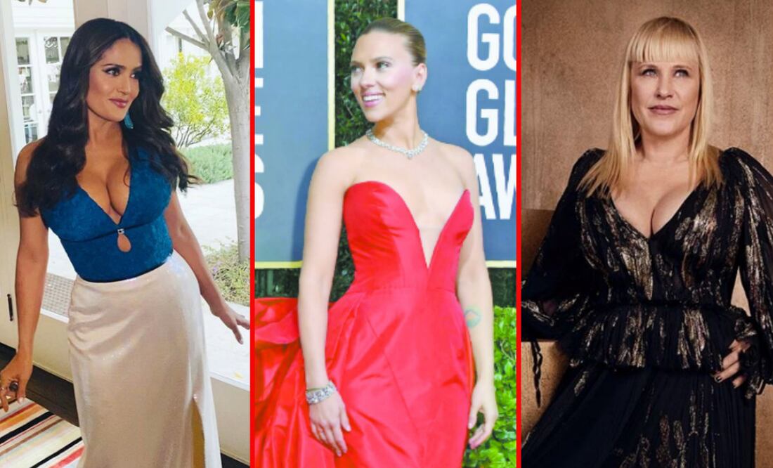 Fotos: IG @salmahayek/AFP/IG @goldenglobes