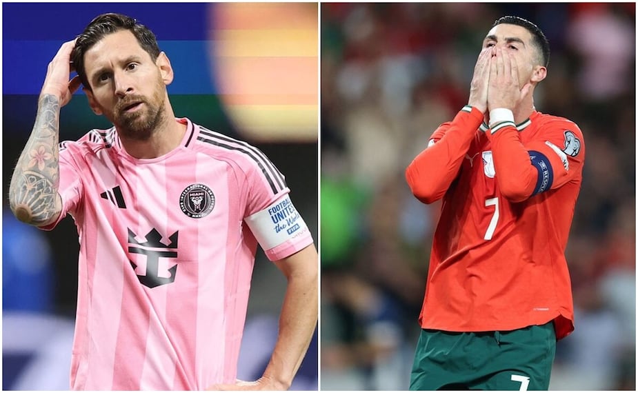 Lionel Messi y Cristiano Ronaldo Fotos: AFP