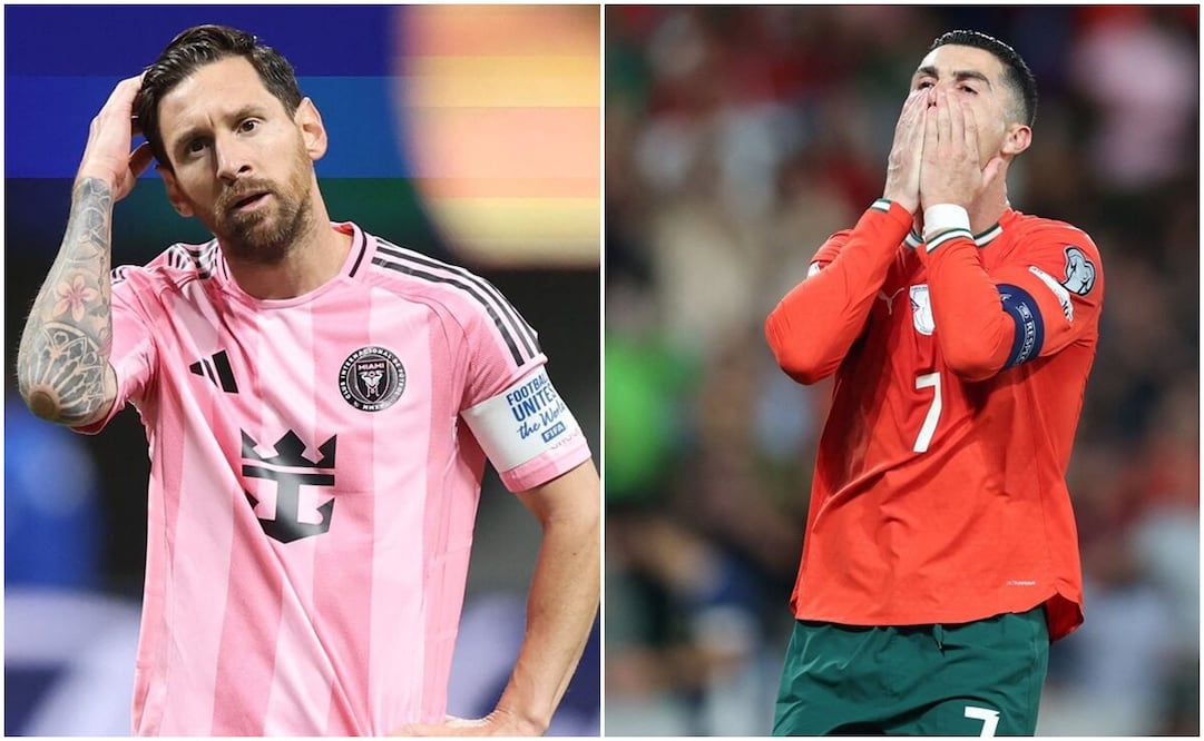 Lionel Messi y Cristiano Ronaldo Fotos: AFP