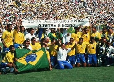 Estados Unidos 1994: De la vez que Brasil le dedicó el Mundial a Ayrton Senna; el emotivo homenaje del “Scratch du Oro”