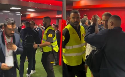 Kylian Mbappé tuvo un emotivo encuentro con Rafa Nadal a quien regaló su playera del Real Madrid