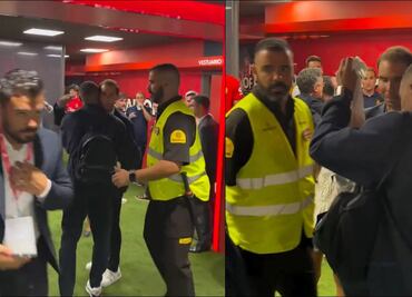 Kylian Mbappé tuvo un emotivo encuentro con Rafa Nadal a quien regaló su playera del Real Madrid