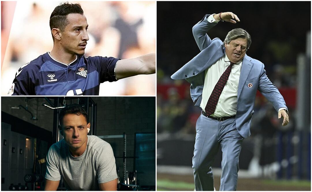 Andrés Guardado, Javier 'Chicharito' Hernández y Miguel Herrera / FOTOS: Instagram @andresgua18, @ch14_ e Imago7