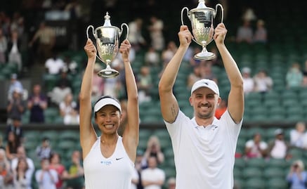 Pareja mexicana pierden final de dobles mixtos en Wimbledon