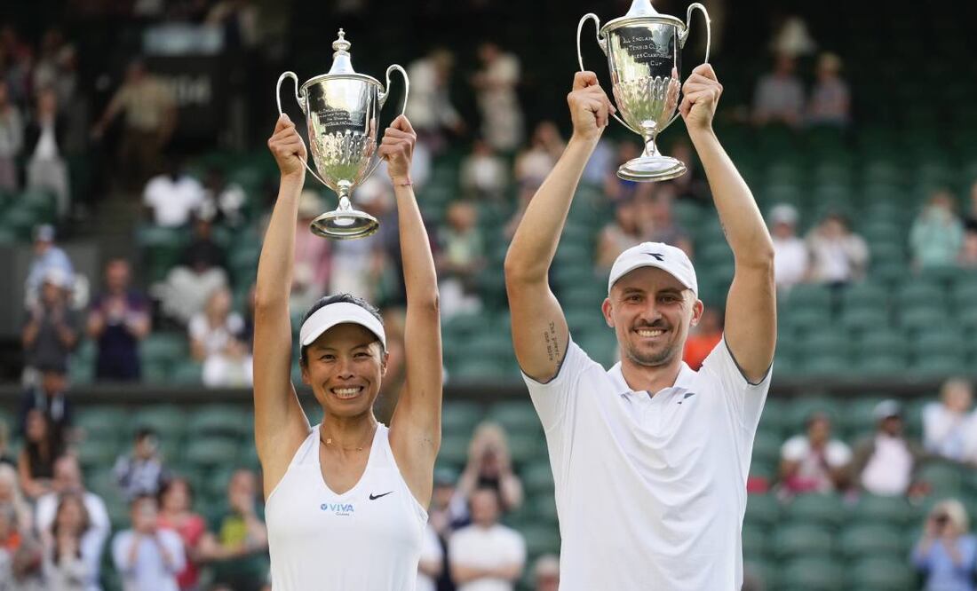 Olmos y González no mostraron su mejor tenis frente a la pareja de Polonia y Taiwán. Foto: AP.