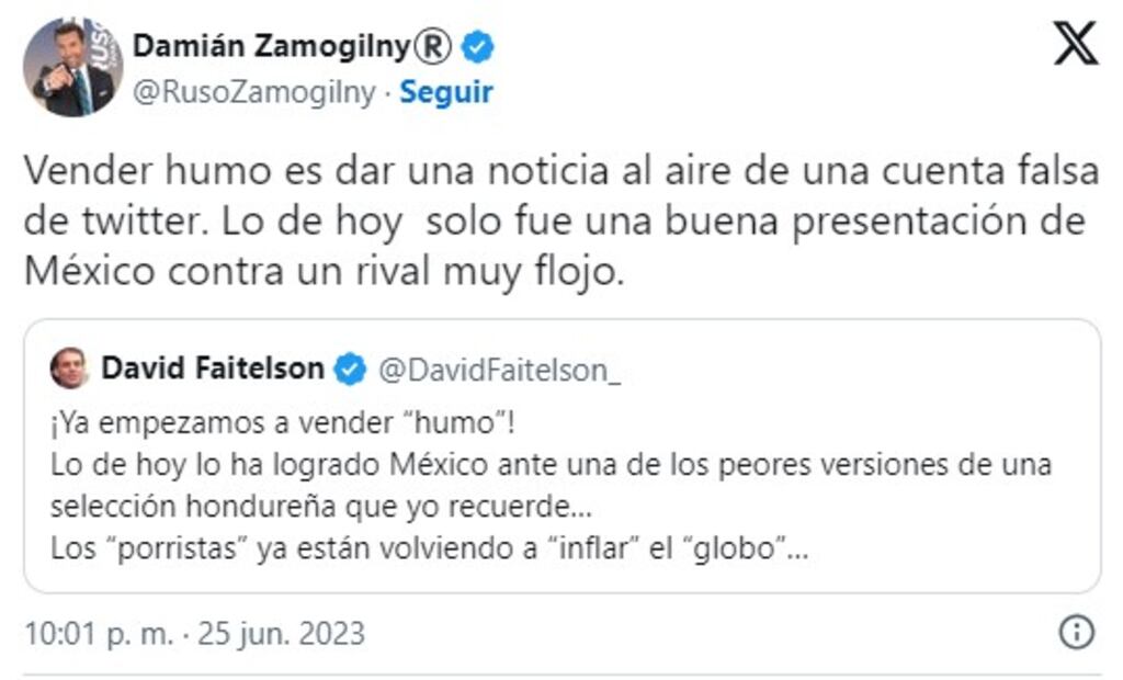 David Faitelson tuvo su encontronazo con el Ruso Zamogilny - Especial