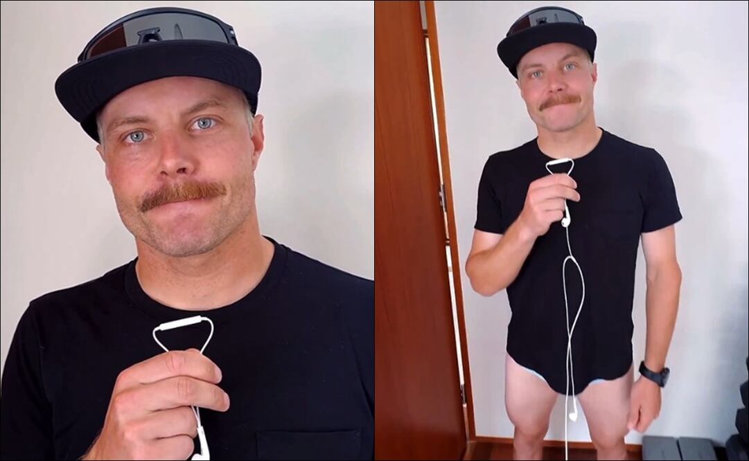 Valtteri Bottas se despide de Sauber con un emotivo mensaje ¡EN CALZONES! - Fotos: Captura de pantalla