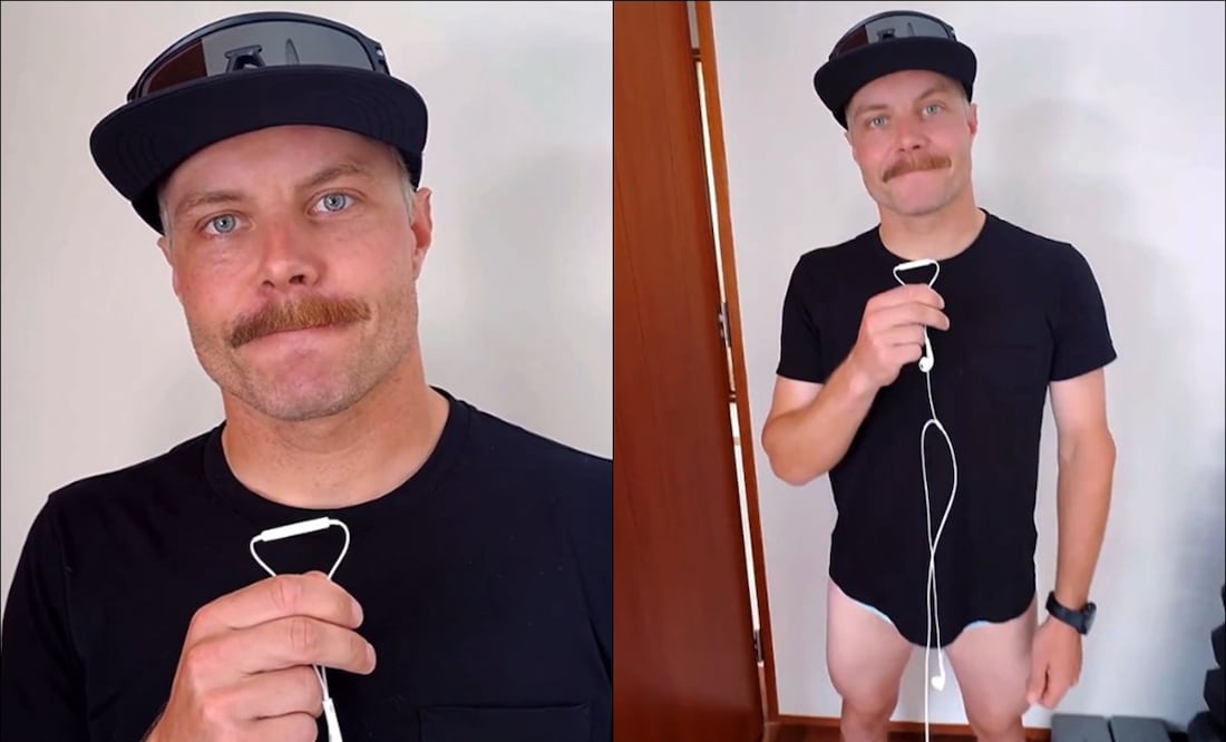 Valtteri Bottas se despide de Sauber con un emotivo mensaje ¡EN CALZONES! - Fotos: Captura de pantalla