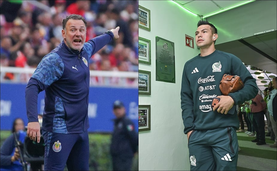 Gabriel Milito e Hirving Lozano. FOTOS: Imago7