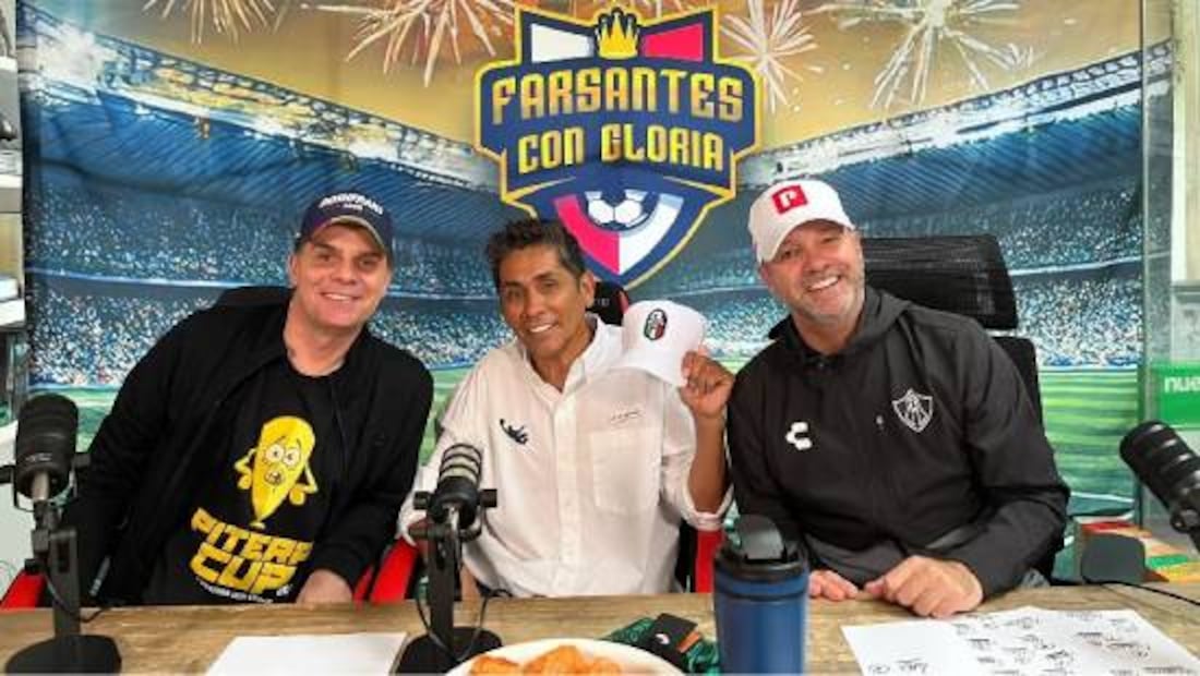 Christian Martinoli, Luis García y Jorge Campos narraron la Copa Oro pasada vía YouTube. Foto: Especial
