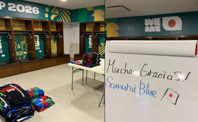 Japón deja impecable el vestidor tras su partido en Monterrey