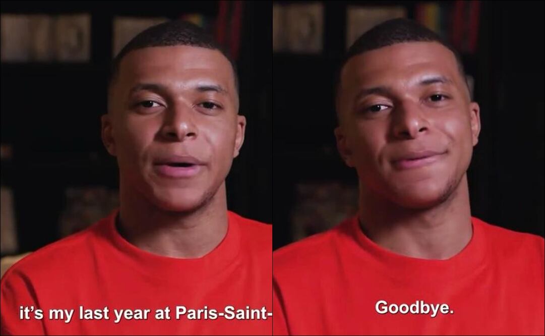 Kylian Mbappé extinguió los rumores y afirmó que abandonará al Paris Saint-Germain el siguiente verano / FOTOS: Capturas