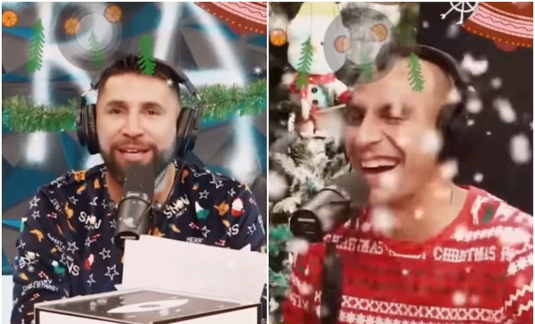 Jonathan Orozco y Nahuel Guzmán en un podcast / FOTOS: Captura