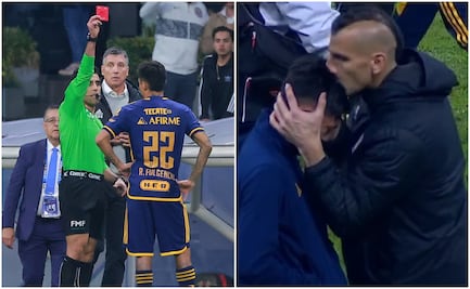 Raymundo Fulgencio llora tras la Final y es consolado por Nahuel Guzmán