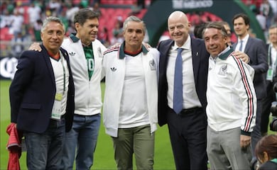 Gianni Infantino y Emilio Azcárraga hacen acto de presencia en la reapertura del estadio Banorte