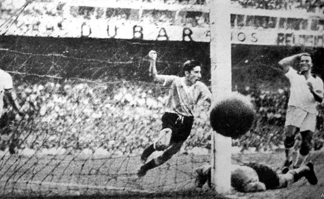Alcides Ghiggia marcó el gol del Maracanazo en la Final del Mundial de 1950 entre Brasil y Uruguay. Foto: Especial
