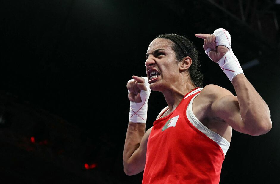 Khelif ha sido una de las boxeadoras más criticadas en Paris 2024. Foto: AFP.