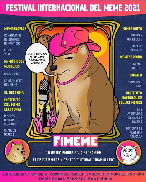 Llega el Festival Internacional del Meme y los Meme Awards 2021 a la CDMX