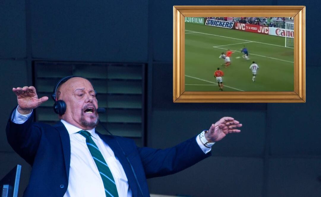 El Perro Bermúdez dejó una inolvidable narración en el gol del Matador Hernández ante Holanda en Francia 98. Foto: Especial