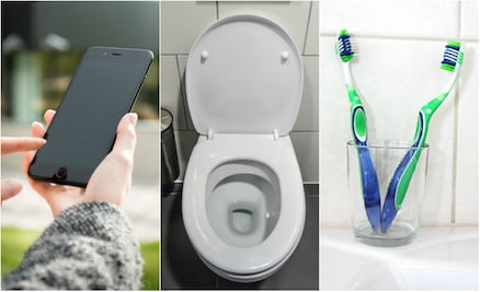 ¡Insólito! 10 objetos que tienen más bacterias que tu retrete