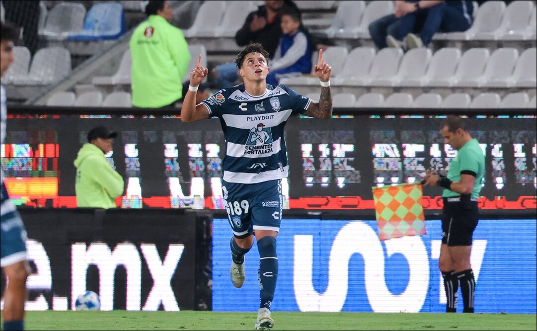 Sergio Aguayo celebra el gol que rescató a los Tuzos de la derrota ante Gallos. FOTO: Imago7