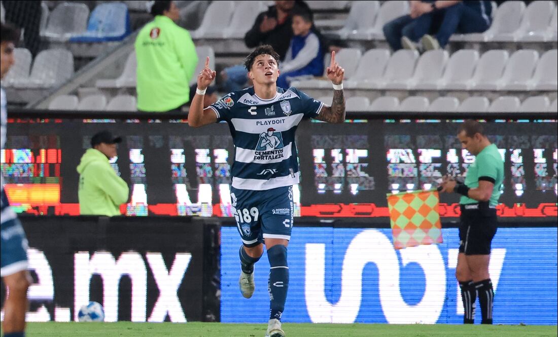 Sergio Aguayo celebra el gol que rescató a los Tuzos de la derrota ante Gallos. FOTO: Imago7