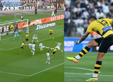 Orbelín Pineda se robó los reflectores tras marcar un golazo con el AEK en la Súper Liga de Grecia