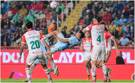 Video: Golazo de Ángel Sepúlveda abrió el marcador en el Necaxa vs Cruz Azul