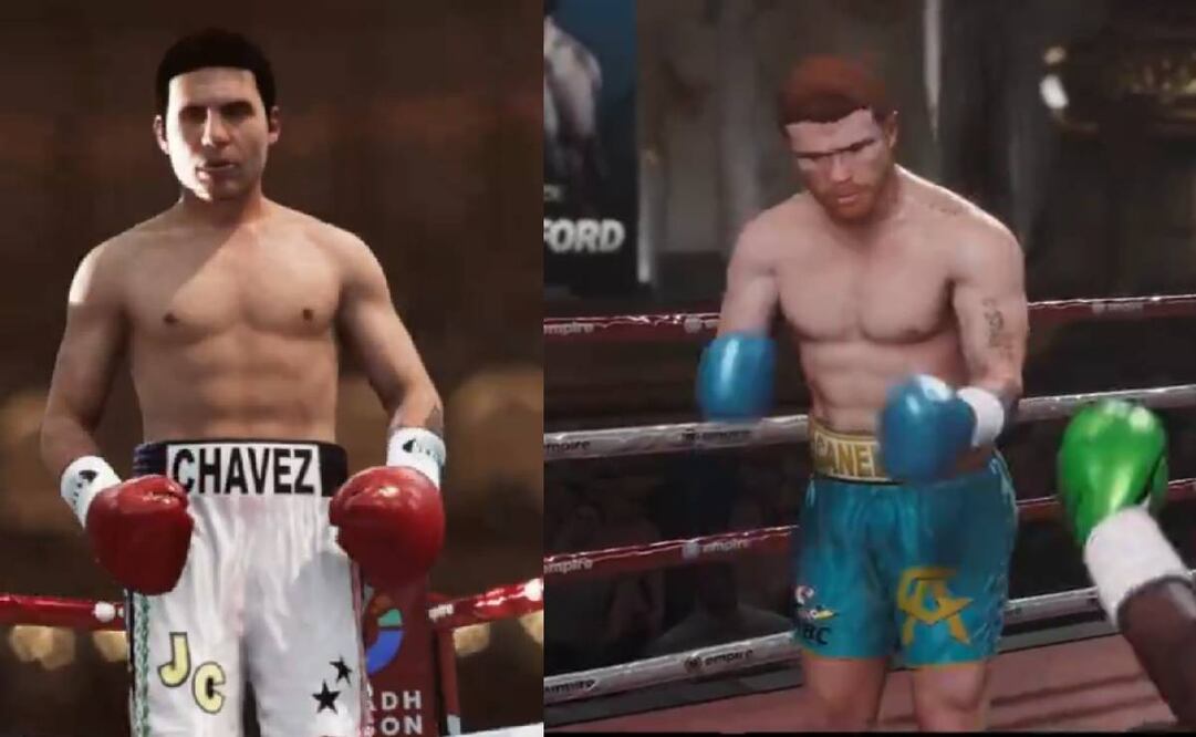 Julio César Chávez y Canelo Álvarez se podrán enfrentar en el videojuego 'Undisputed'. Foto: Especial
