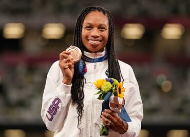 Allyson Felix hace historia al ganar su décima medalla olímpica en Tokio 2020
