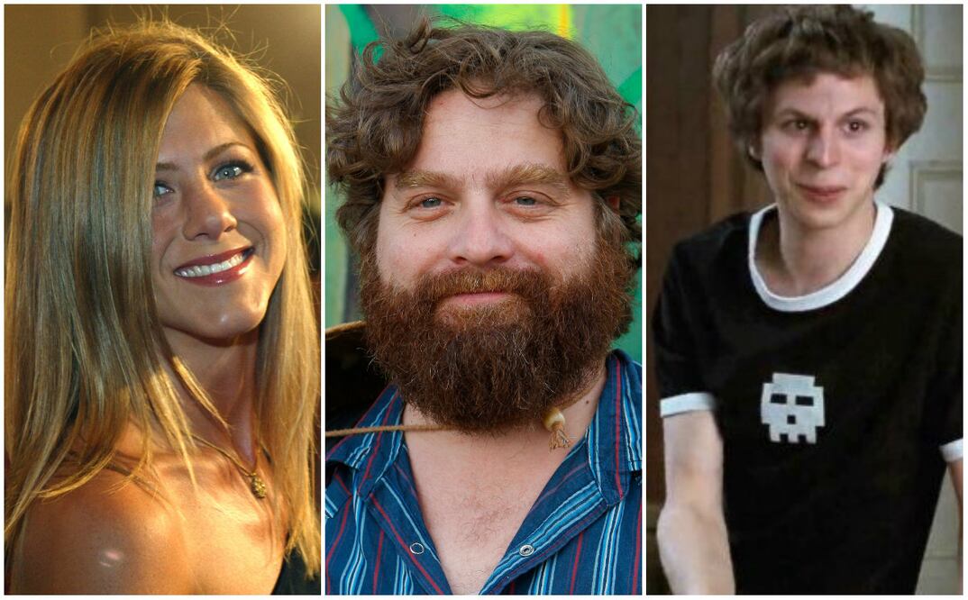 Fotos: Jennifer Aniston de AP Photo/Jill Connelly, Zach Galifianakis de AP Photo/Bill Waugh