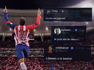 VIDEO: Cristiano Ronaldo, Messi, Mbappé y hasta Neymar le dieron la bienvenida a Chicharito Hernández en Chivas