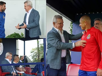 Javier Aguirre visitó el entrenamiento de las Chivas previo a la reanudación de Apertura 2024