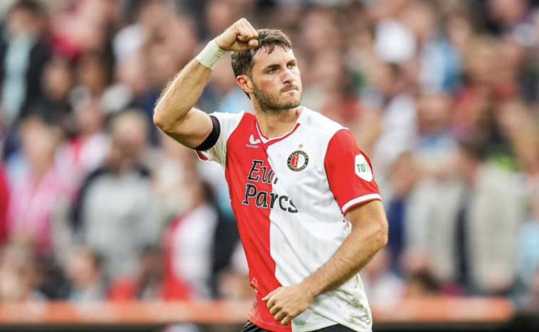 Santiago Giménez es el actual goleador de la Eredivisie con 12 tantos. Foto: @feyenoord