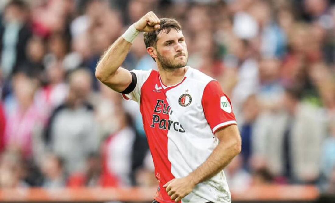 Santiago Giménez es el actual goleador de la Eredivisie con 12 tantos. Foto: @feyenoord