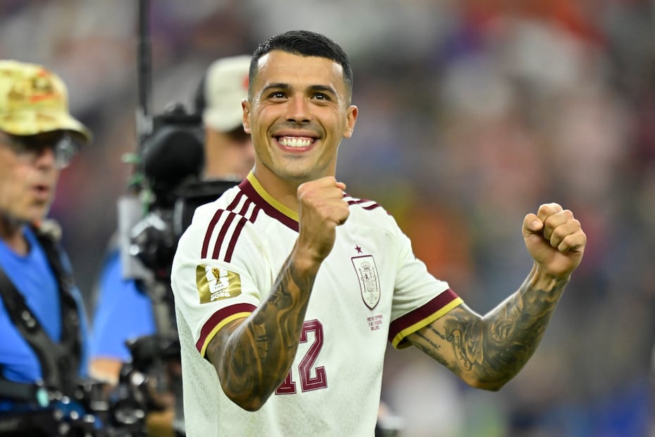 Pedro Porro en festejo de gol con la selección de España, durante el Mundial de 2026 - Foto: Imago7