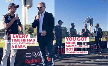 Christian Horner se burló de Checo Pérez: 'Tiene más hijos que campeonatos'