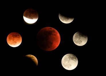 “Luna de Sangre”: Así se vivió el eclipse lunar 2022 en el mundo