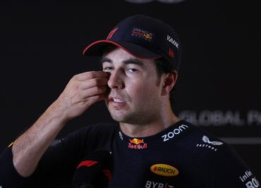 Checo, preocupado por los daños en su auto: "Veremos si no tendremos más problemas mañana"