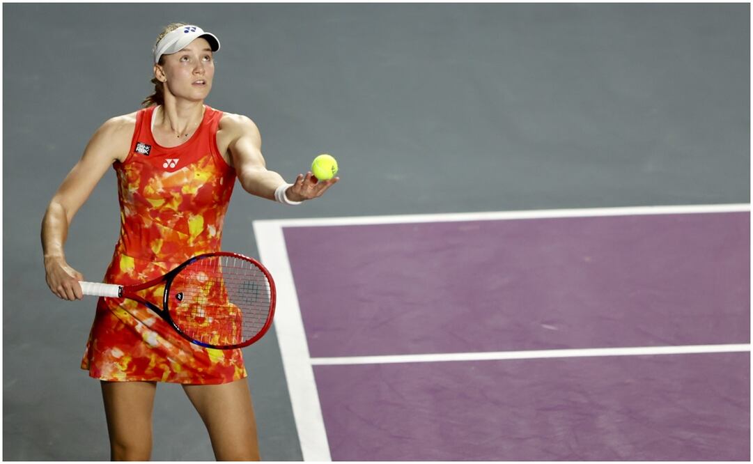 Elena Rybakina en las WTA Finals de Cancún / FOTO: Cortesía WTA Finals Cancún