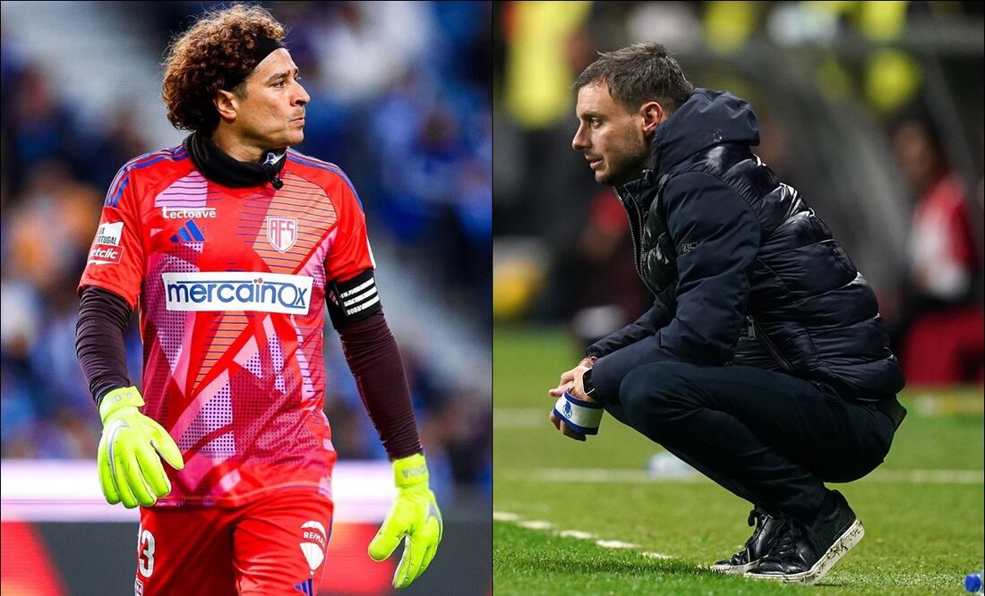 Guillermo Ochoa y Martín Anselmi. FOTOS: Especial / EFE